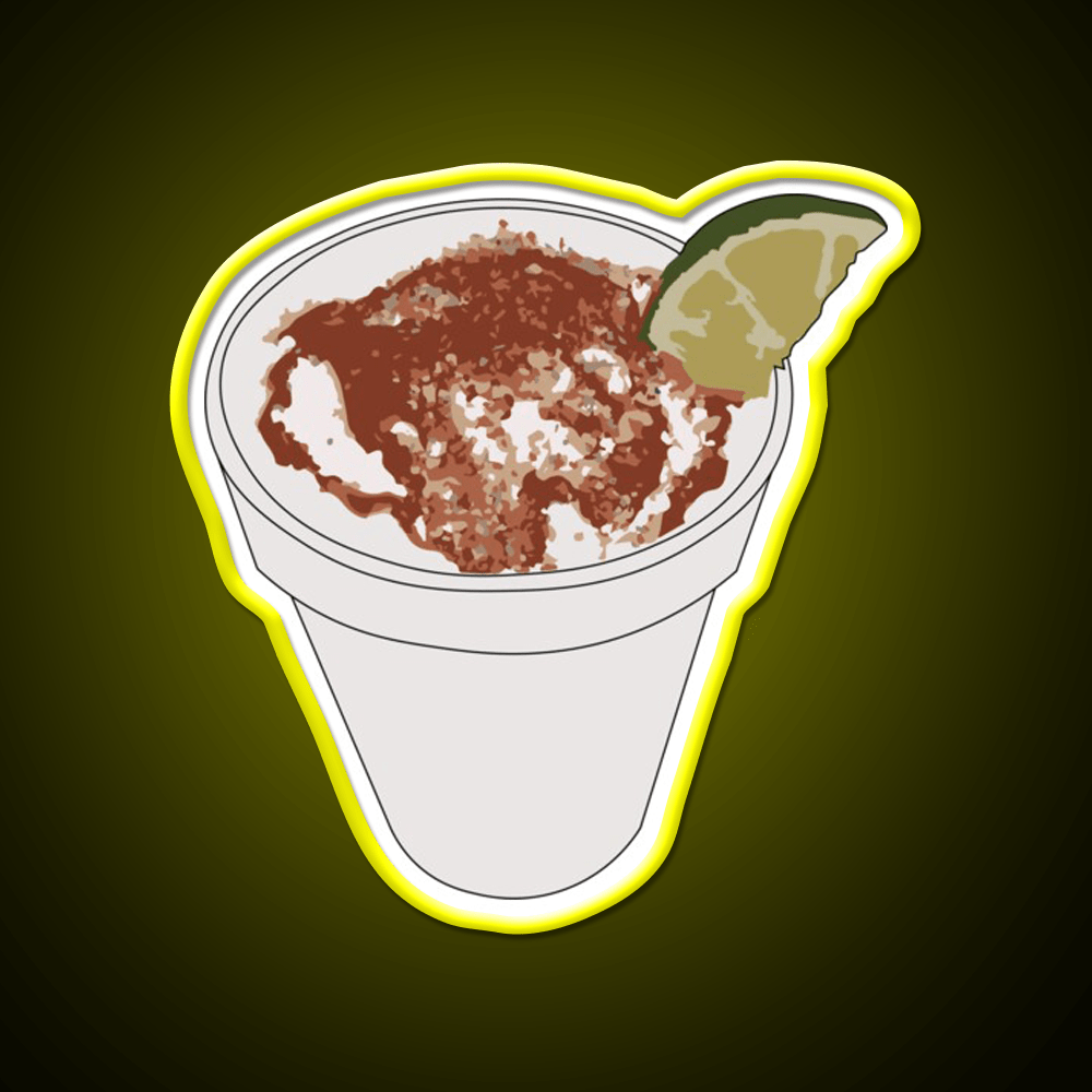 Elote En Vaso Snack Food Led Neon Sign Rgb Color - Shineneon