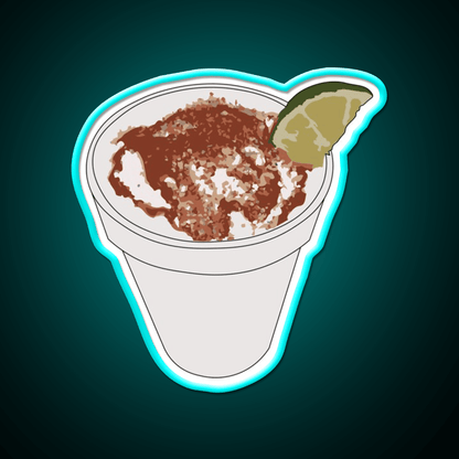 Elote En Vaso Snack Food Led Neon Sign Rgb Color - Shineneon