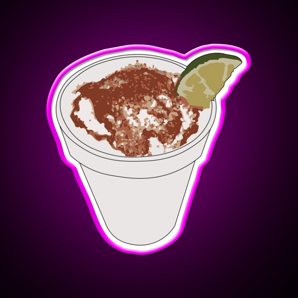 Elote En Vaso Snack Food Led Neon Sign Rgb Color - Shineneon