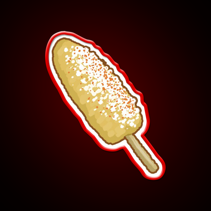 Elote Snack Food Led Neon Sign Rgb Color