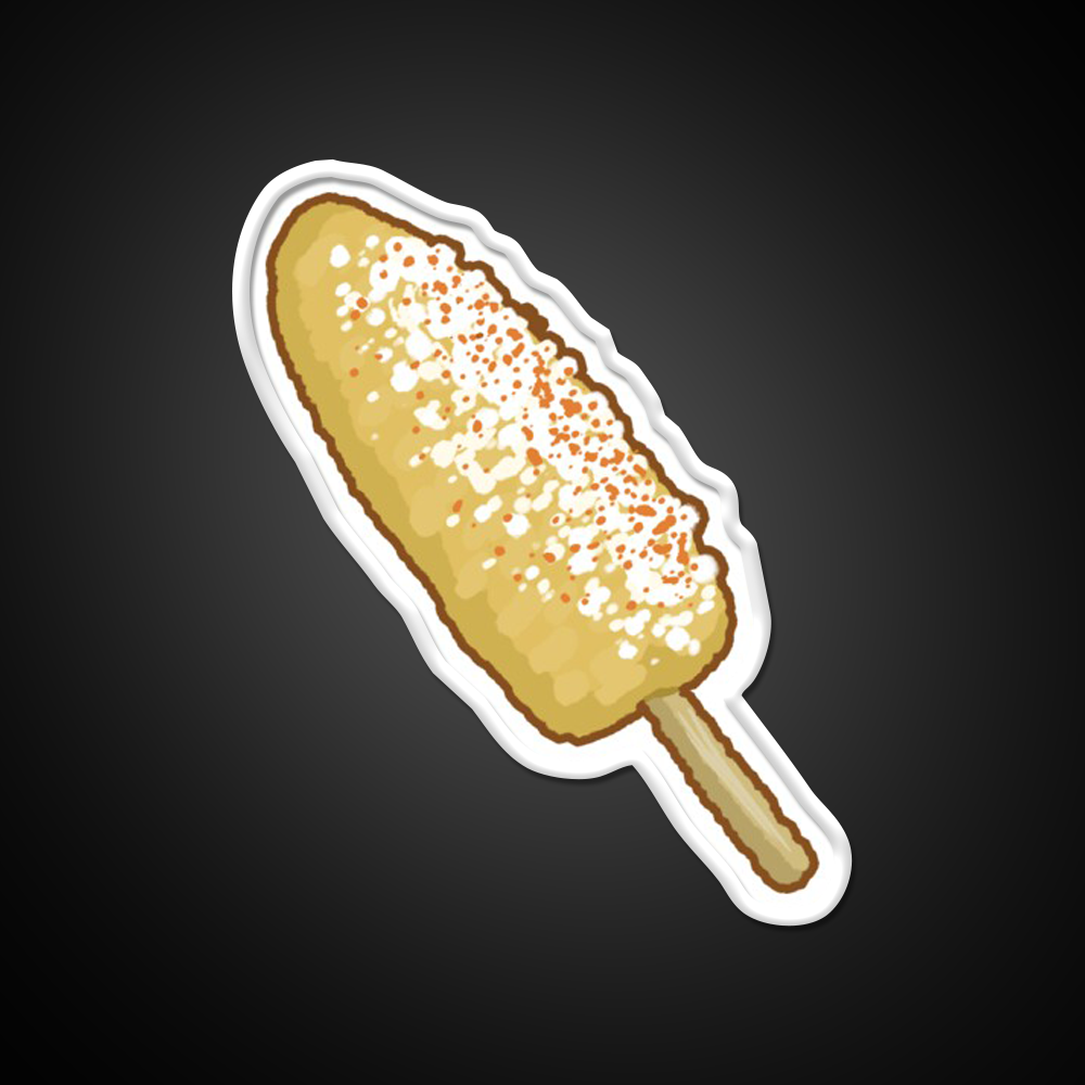 Elote Snack Food Led Neon Sign Rgb Color