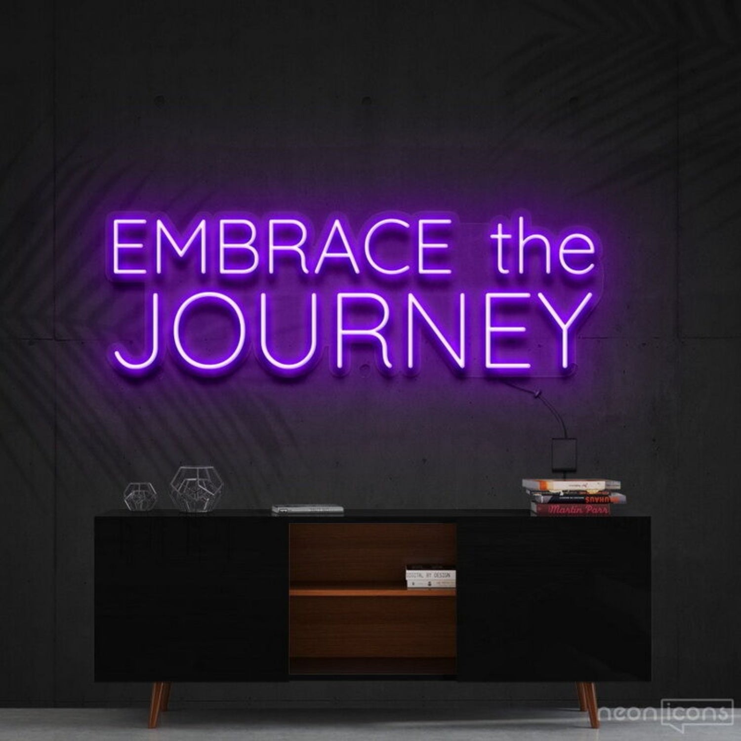 Embrace The Journey Led Neon Sign Finspirational And Travel Decor - Shineneon