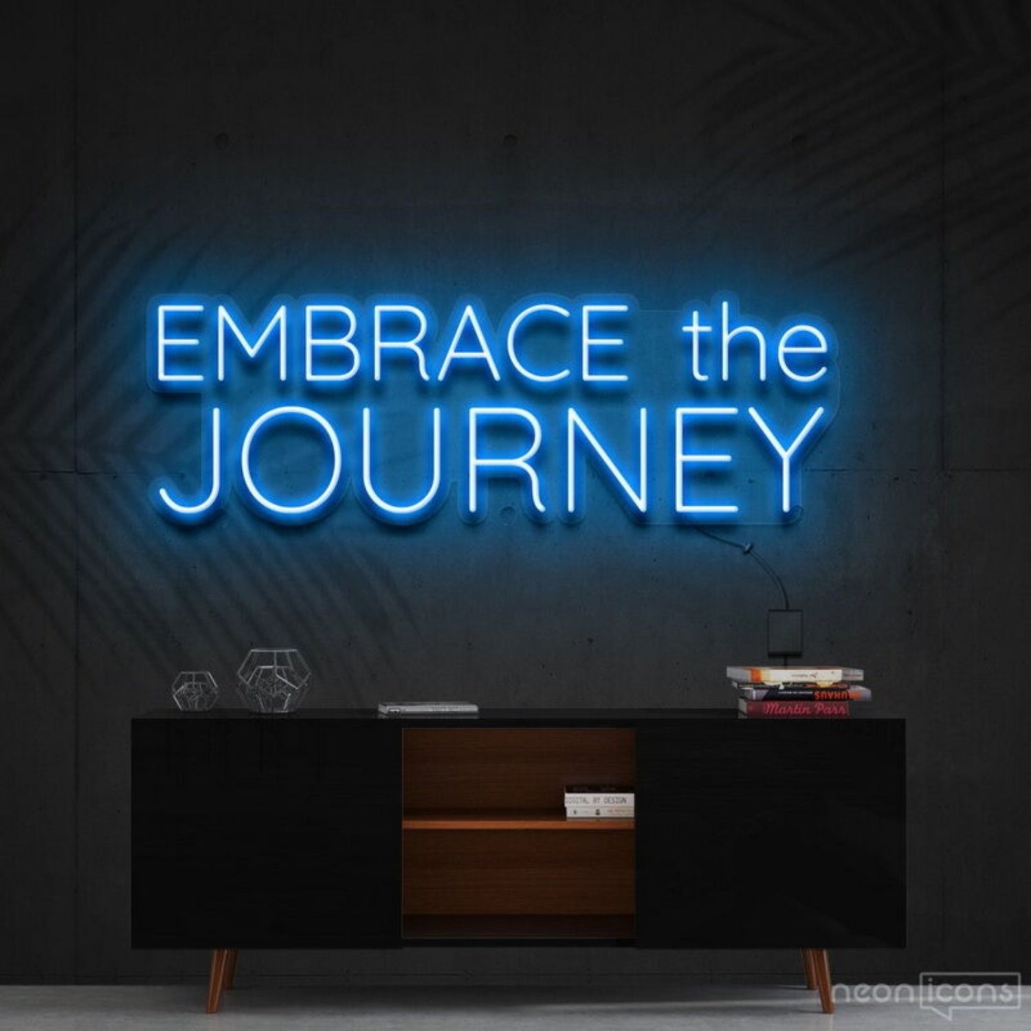 Embrace The Journey Led Neon Sign Finspirational And Travel Decor - Shineneon