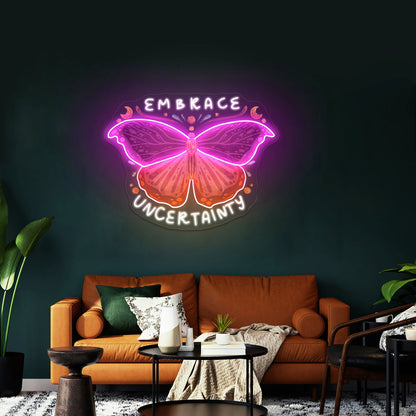 Embrace Uncertainty Neon Signs Led Neon Light - Shineneon