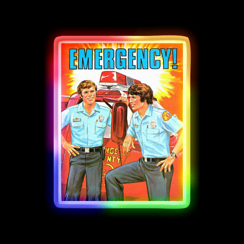 Emergency Fast Food Led Neon Sign For Burger Place Rgb Color - LED neon sign close-up detail