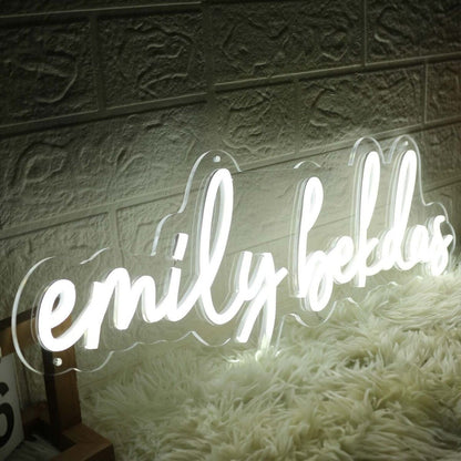 Emily Bekdas White Led Neon Sign - Shineneon