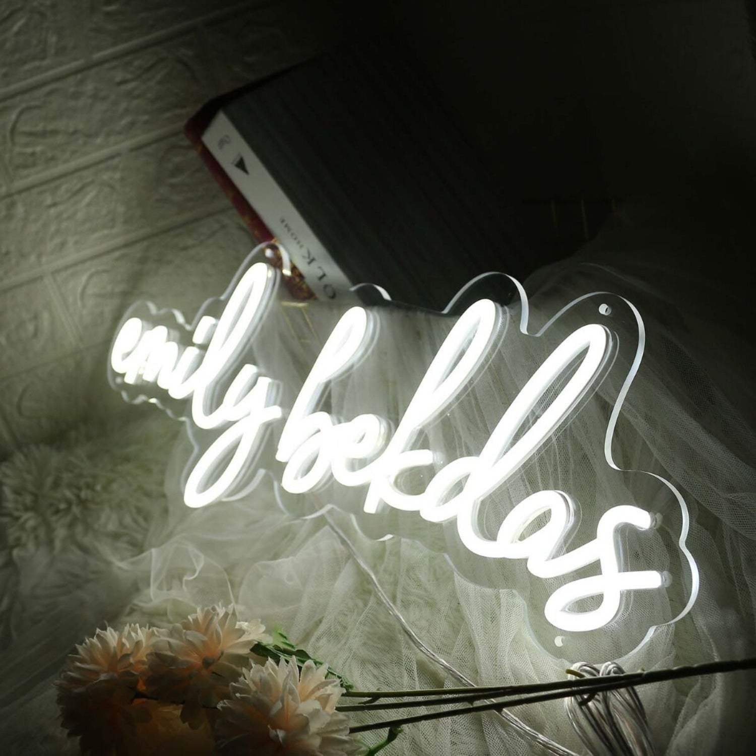 Emily Bekdas White Led Neon Sign - Shineneon