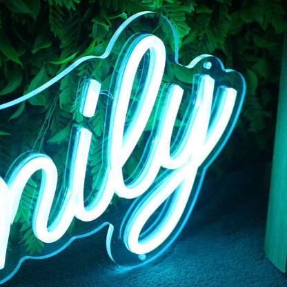 Emily Blue Led Neon Sign - Shineneon