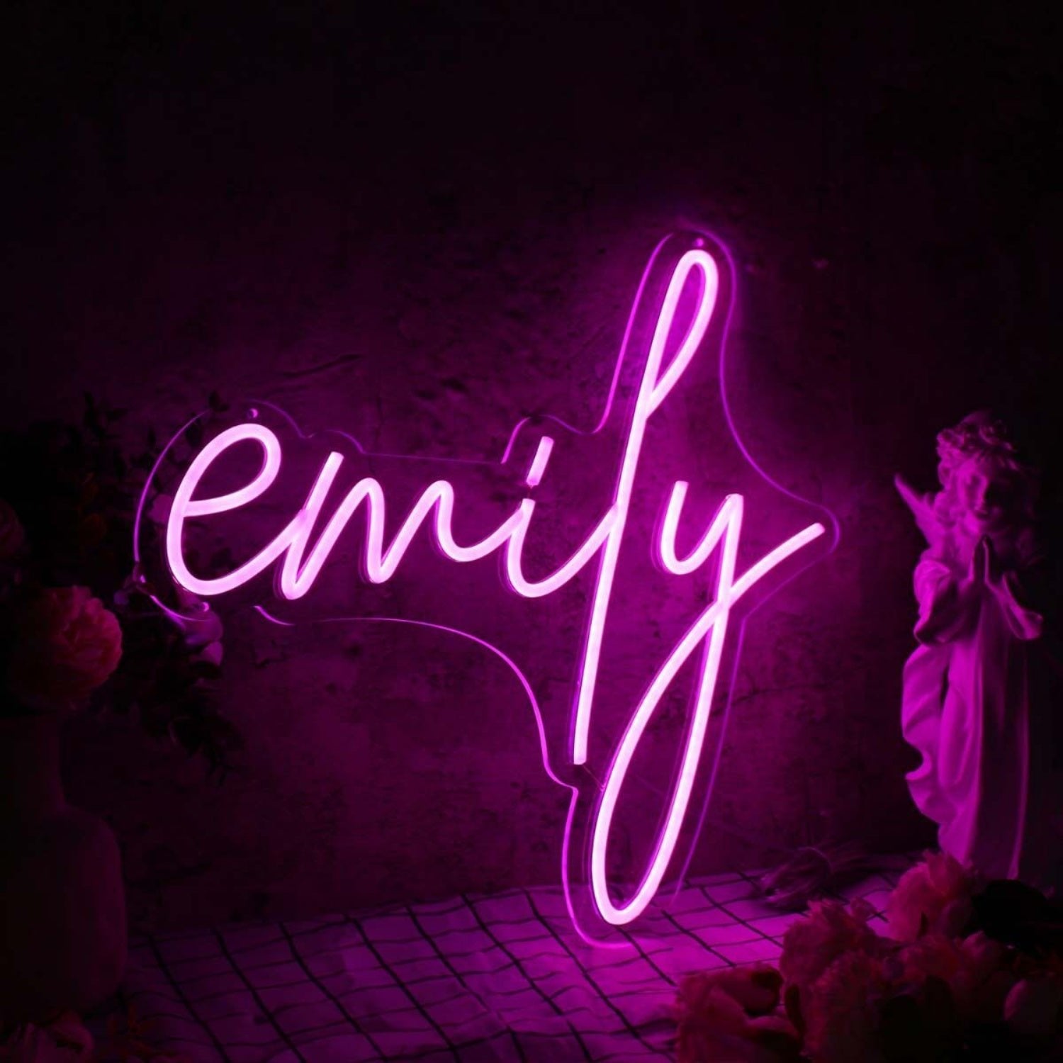 Emily Pink Led Neon Sign Wall Art - Shineneon