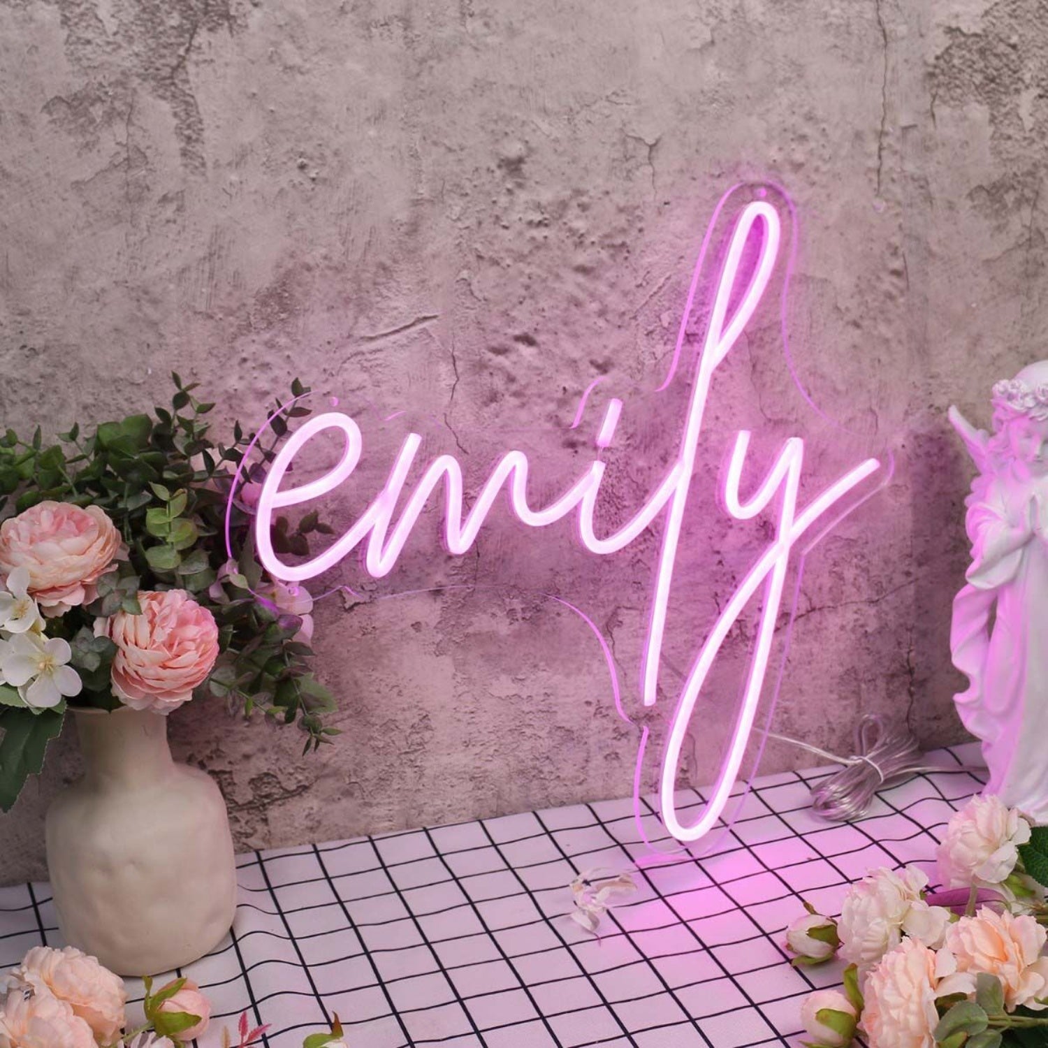 Emily Pink Led Neon Sign Wall Art - Shineneon