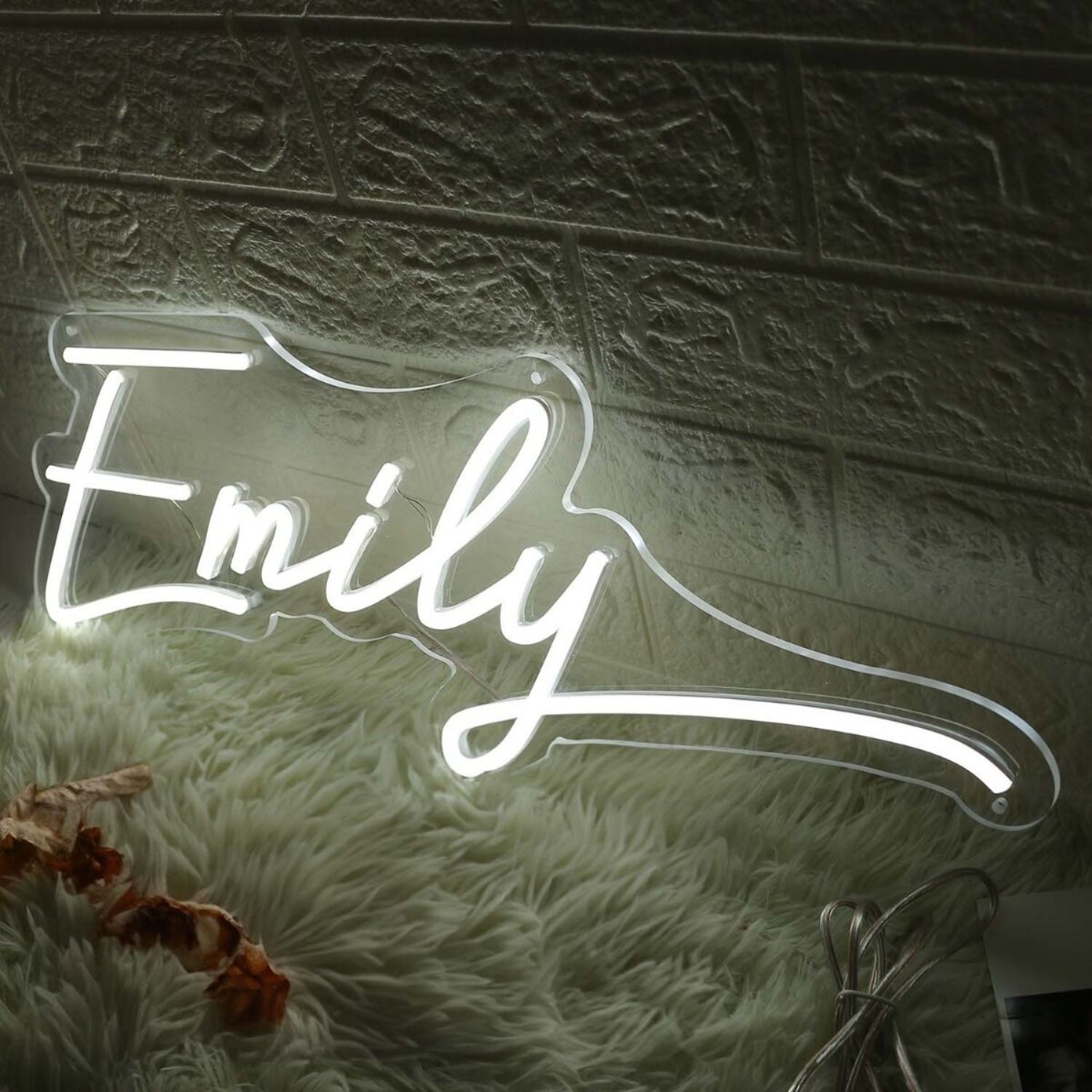 Emily White Led Neon Sign - Shineneon