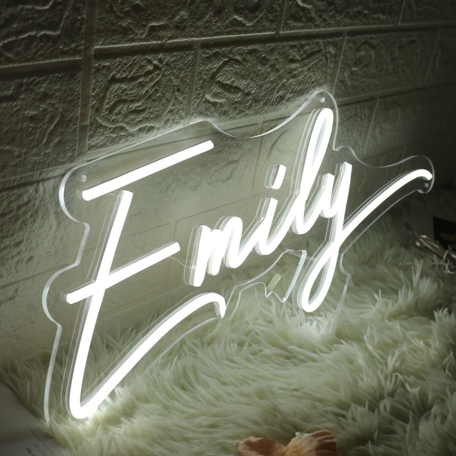 Emily White Led Neon Sign - Shineneon