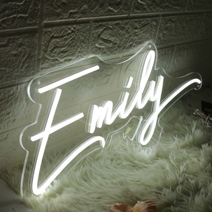 Emily White Led Neon Sign - Shineneon