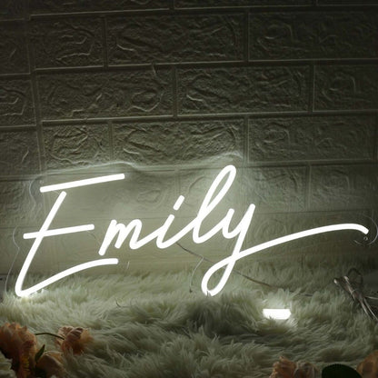 Emily White Led Neon Sign - Shineneon