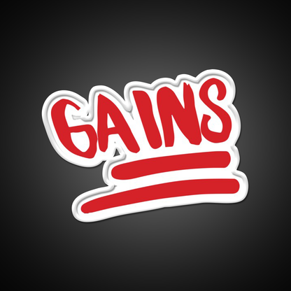 Emoji Gains Gym Fitness Led Neon Sign Rgb Color - LED neon sign view 11