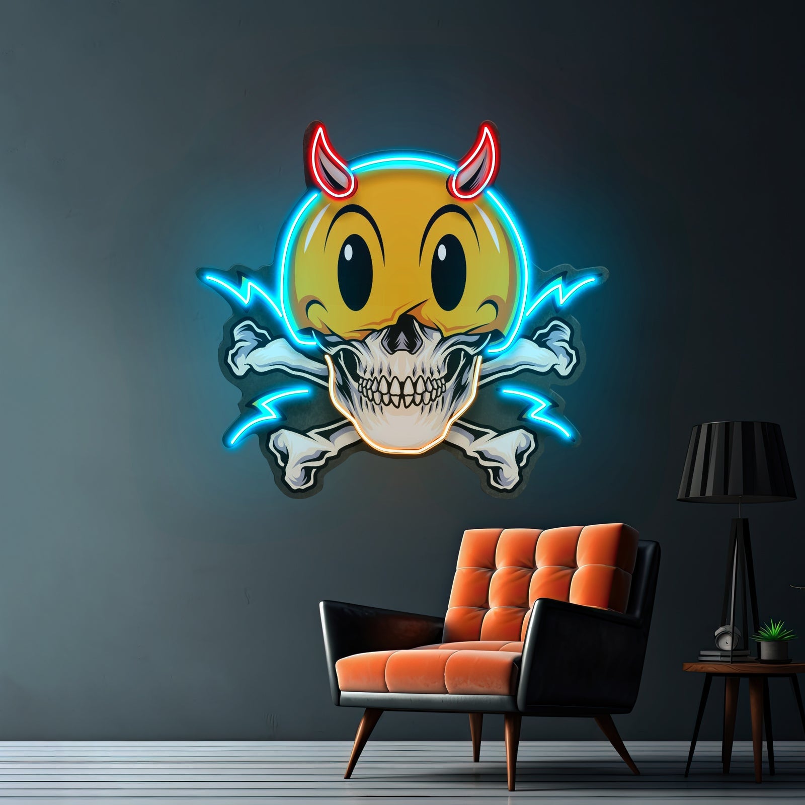 Emoji Hat Skull Led Neon Sign Light Custom Led Signs - Shineneon
