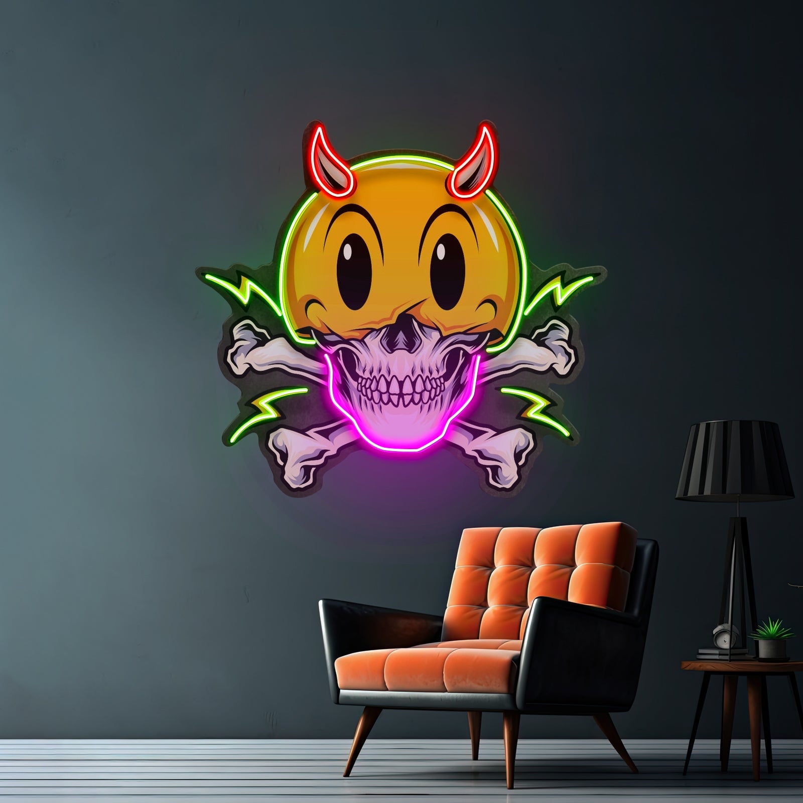 Emoji Hat Skull Led Neon Sign Light Custom Led Signs - Shineneon