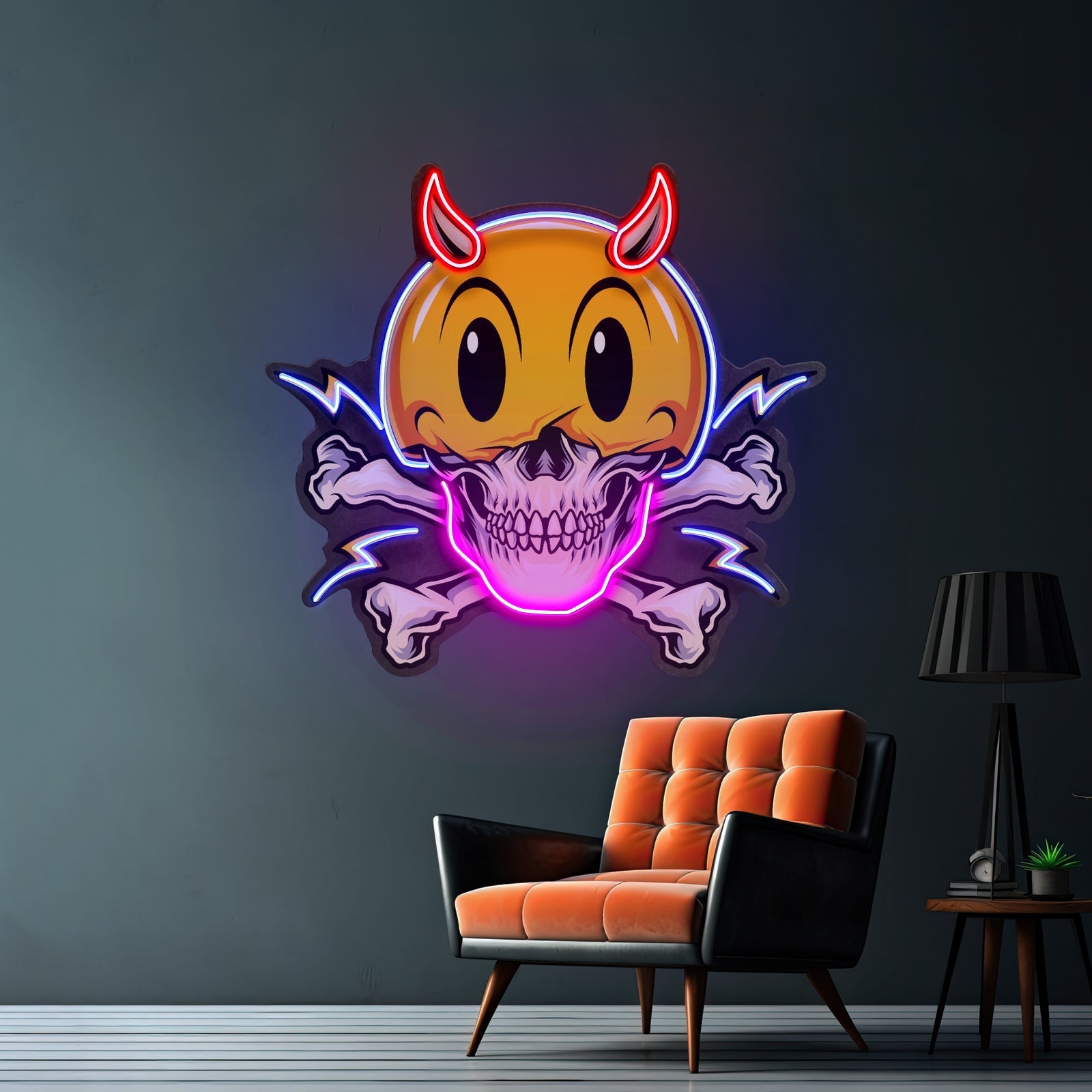Emoji Hat Skull Led Neon Sign Light Custom Led Signs - Shineneon