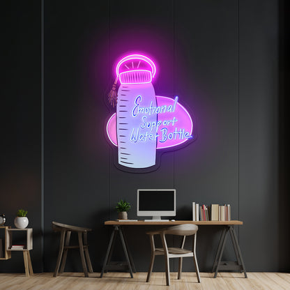 Enjoy Yourself Its Later Than You Think Artwork Custom Neon Led Sign