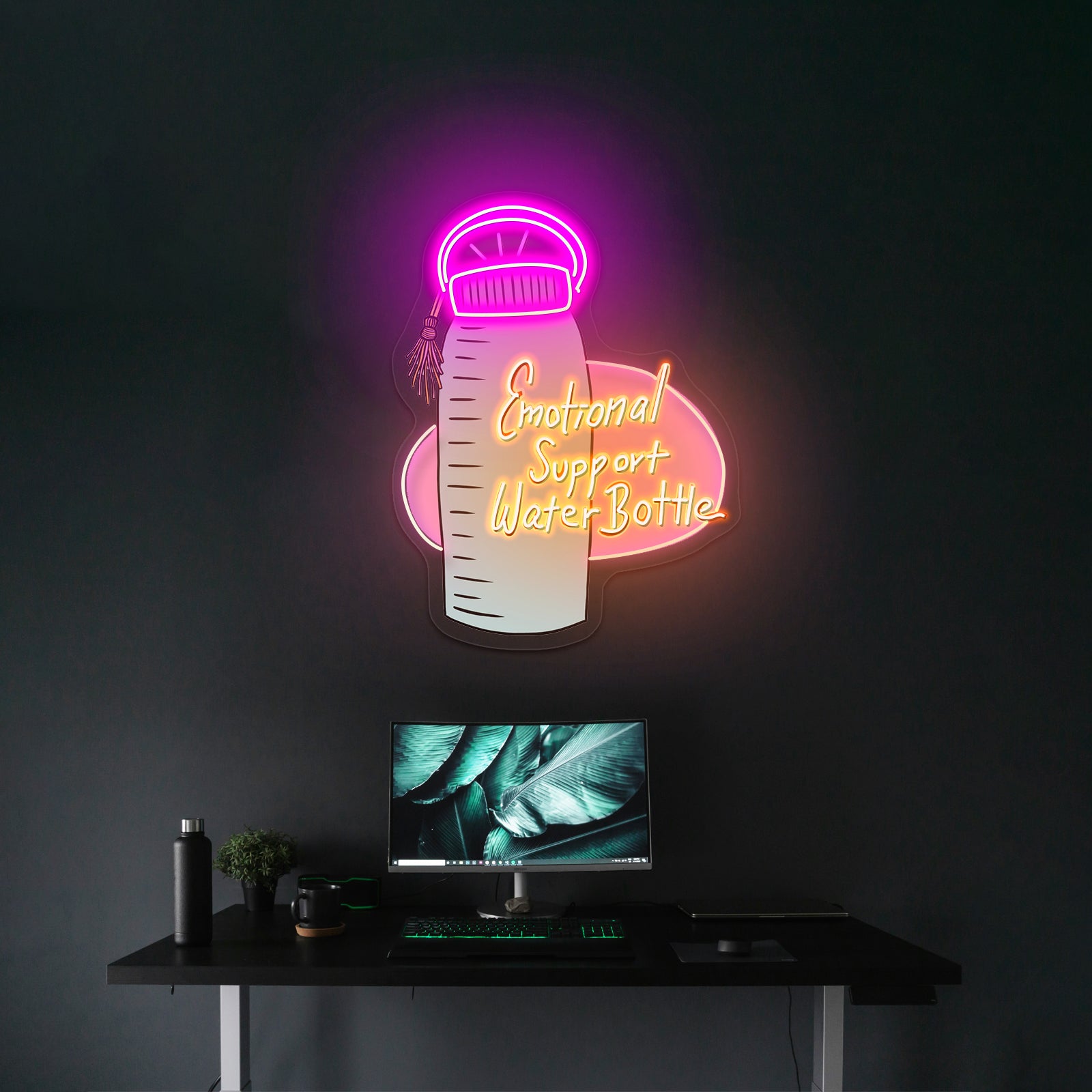 Enjoy Yourself Its Later Than You Think Artwork Custom Neon Led Sign