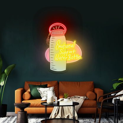 Enjoy Yourself Its Later Than You Think Artwork Custom Neon Led Sign
