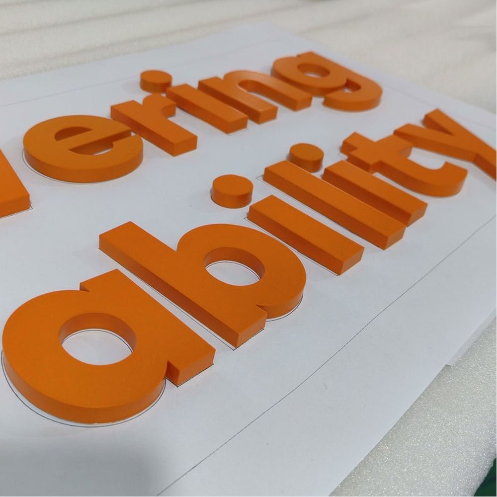 Empering Ability 3D Backlit Channel Letters Led Light Sign - Shineneon