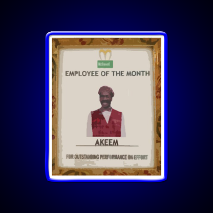 Employee Of The Month Barber Shop Haircut Led Neon Sign