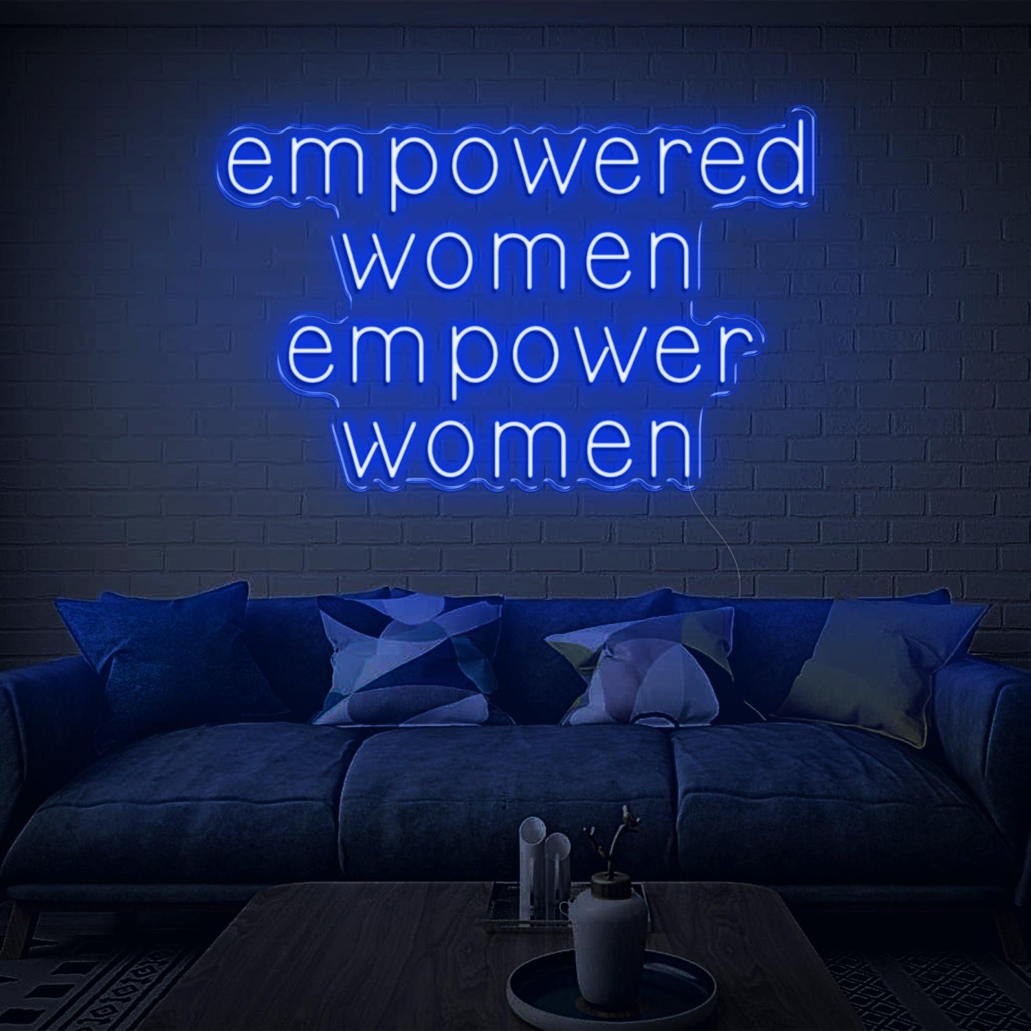 Empowered Women Warm Glow Led Neon Sign Modern Home Decor | Shineneon