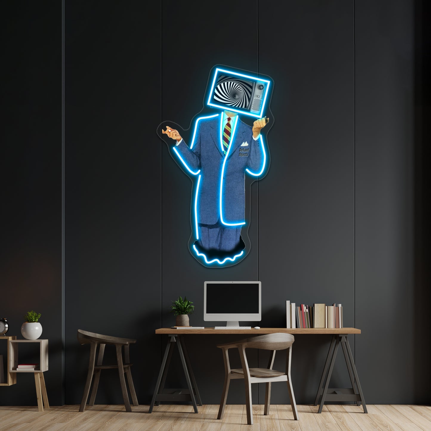 Empty Tv Wall Artwork Neon Signs