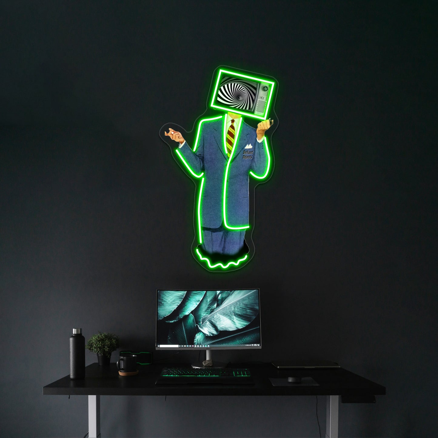 Empty Tv Wall Artwork Neon Signs