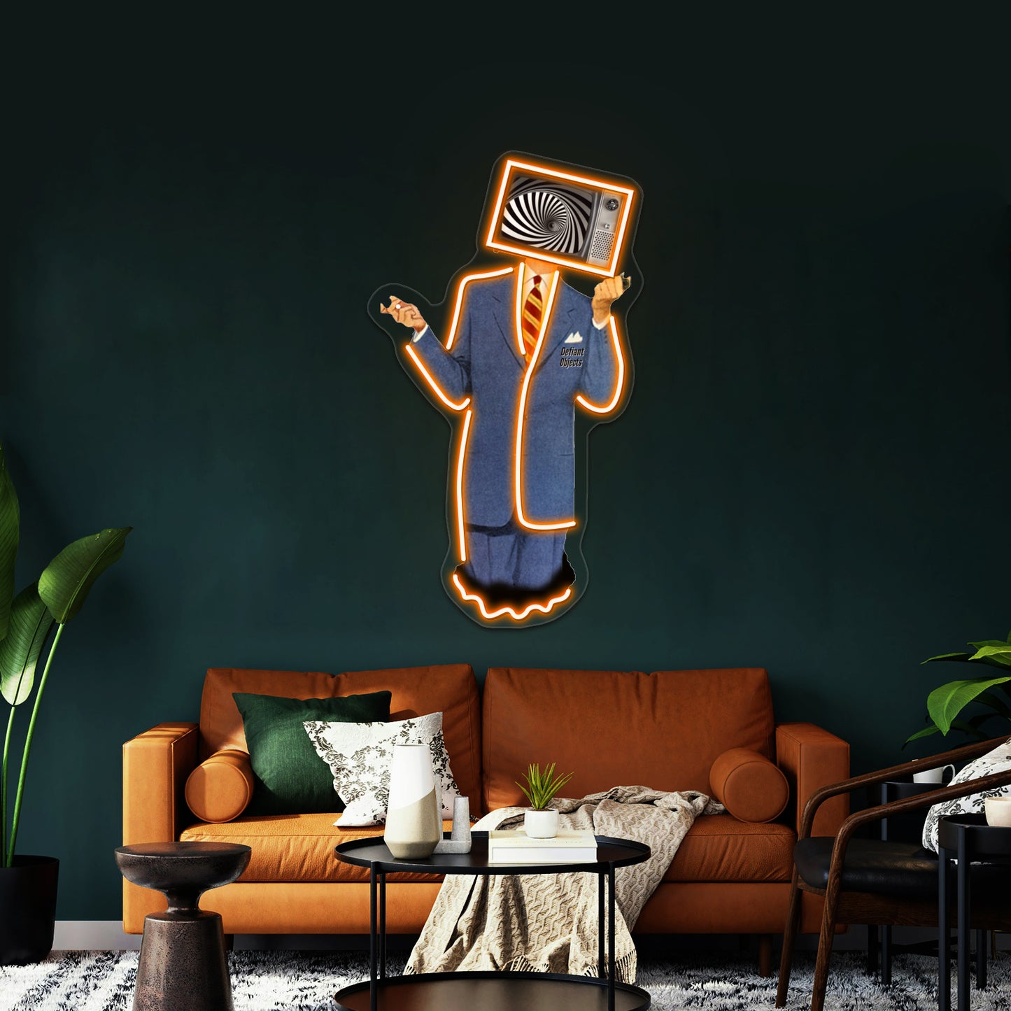 Empty Tv Wall Artwork Neon Signs