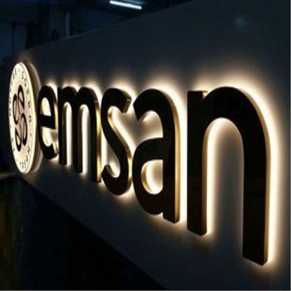 Emsan Logo 3D Backlit Channel Letters Led Light Sign - Shineneon
