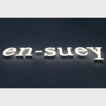 En Suey 3D Frontlit Channel Letters Led Light Sign