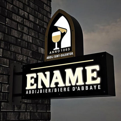 Ename 3D Frontlit Letters Metal Led Sign - Shineneon