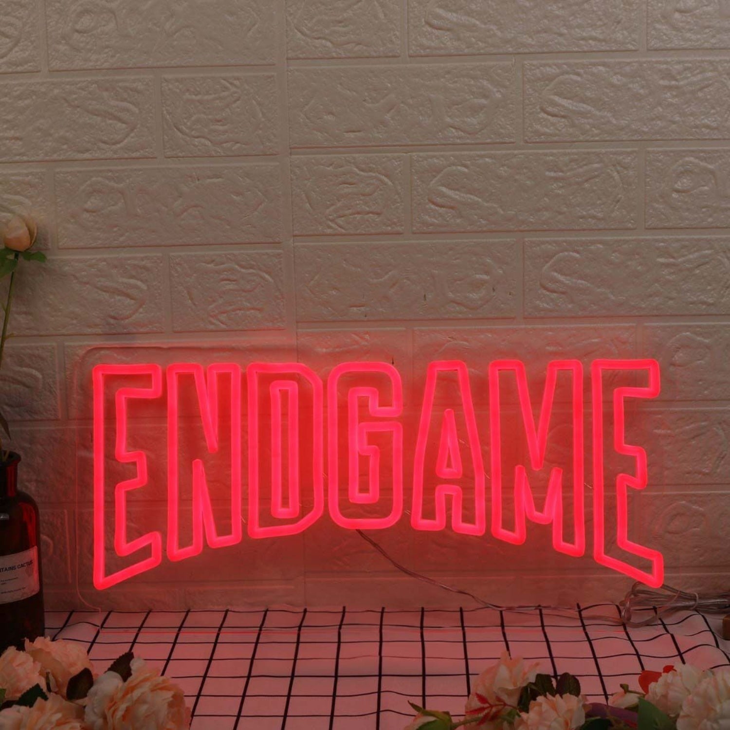 End Game Red Led Neon Sign - Shineneon