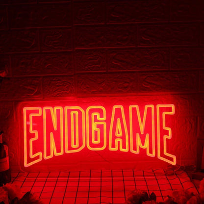 End Game Red Led Neon Sign - Shineneon