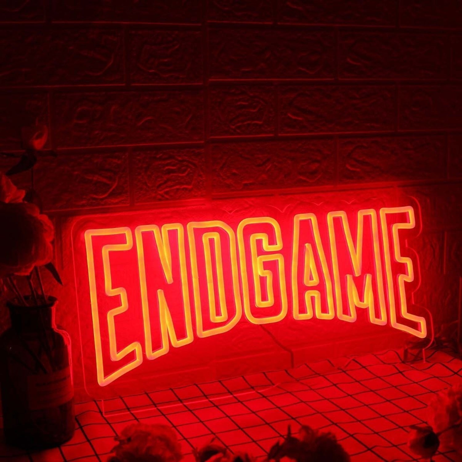 End Game Red Led Neon Sign - Shineneon