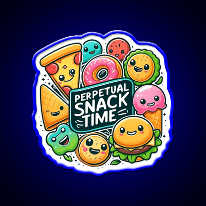 Endless Snack Time Fun Snack Food Led Neon Sign Rgb Color - Shineneon