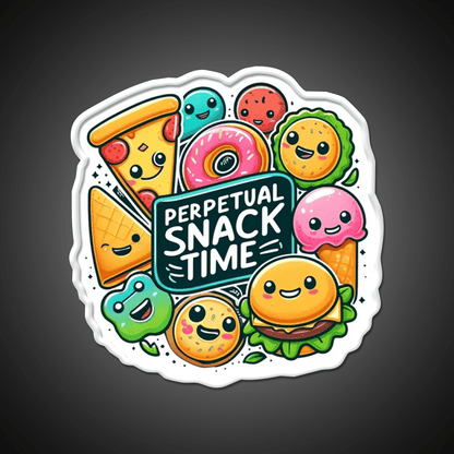 Endless Snack Time Fun Snack Food Led Neon Sign Rgb Color - Shineneon