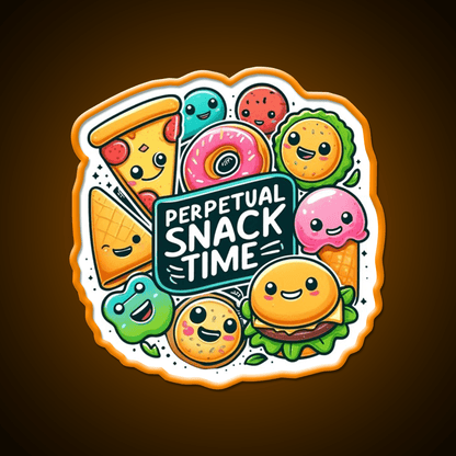 Endless Snack Time Fun Snack Food Led Neon Sign Rgb Color - Shineneon
