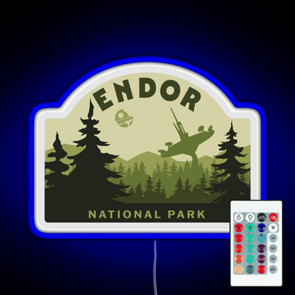 Endor National Park Rgb Led Neon Sign Pop Wall Art
