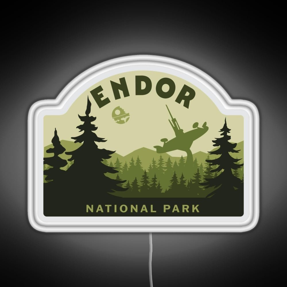 Endor National Park Rgb Led Neon Sign Pop Wall Art - Shineneon