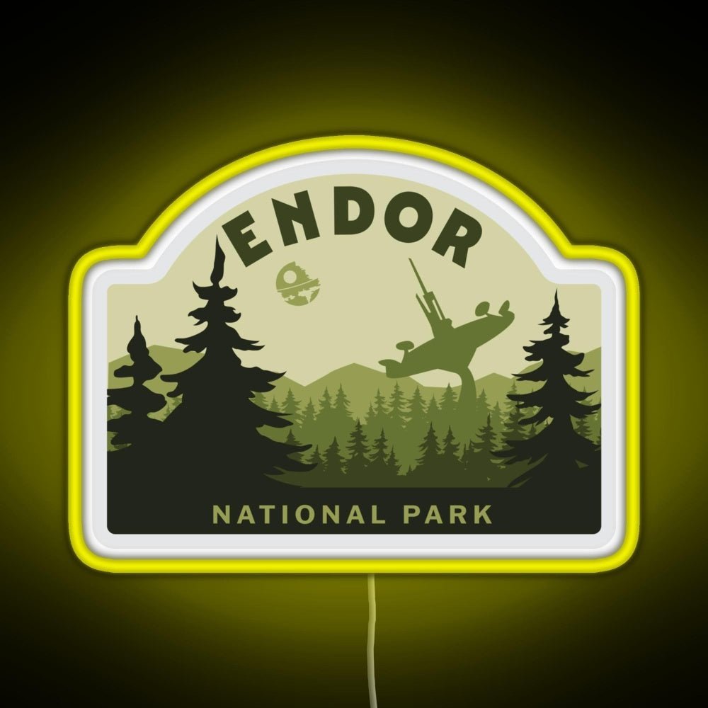 Endor National Park Rgb Led Neon Sign Pop Wall Art - Shineneon