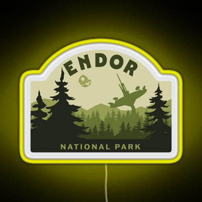 Endor National Park Rgb Led Neon Sign Pop Wall Art - Shineneon