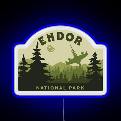 Endor National Park Rgb Led Neon Sign Pop Wall Art - Shineneon