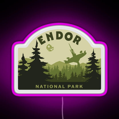 Endor National Park Rgb Led Neon Sign Pop Wall Art - Shineneon
