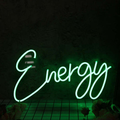 Energy Green Led Neon Sign - Shineneon