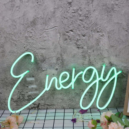 Energy Green Led Neon Sign - Shineneon