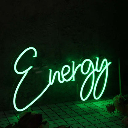 Energy Green Led Neon Sign - Shineneon