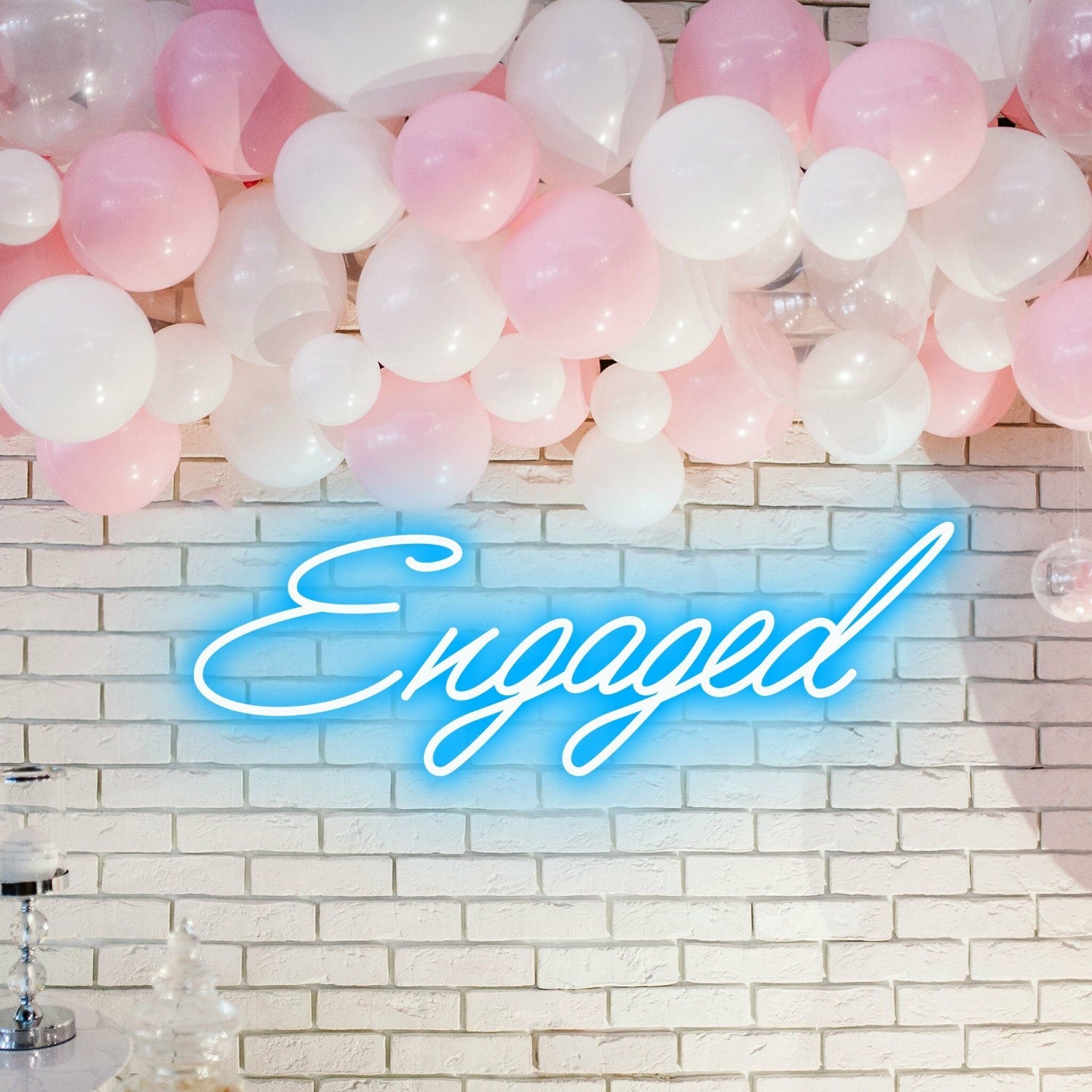 Engaged Neon Illumination Celebrating Love | Shineneon